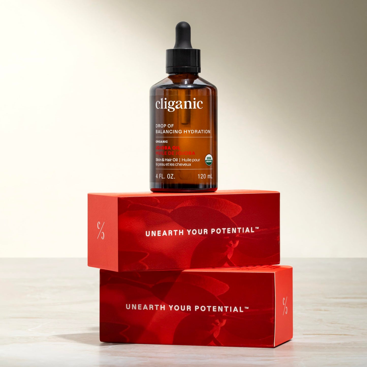 Cliganic Organic Jojoba Oil, 100% Pure (2oz) | Natural Cold Pressed Unrefined Hexane Free Oil for Hair & Face | Base Carrier (Packaging May Vary)