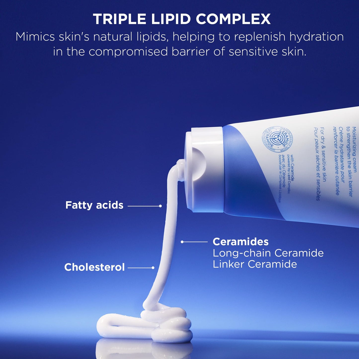 AESTURA ATOBARRIER365 Cream with Ceramides, Korean Face Moisturizer for Barrier Repair | 120H lasting Hydration, Ceramide Capsules, Dry & Sensitive Skin, Non-comedogenic, 80 mL / 2.70 fl.oz.