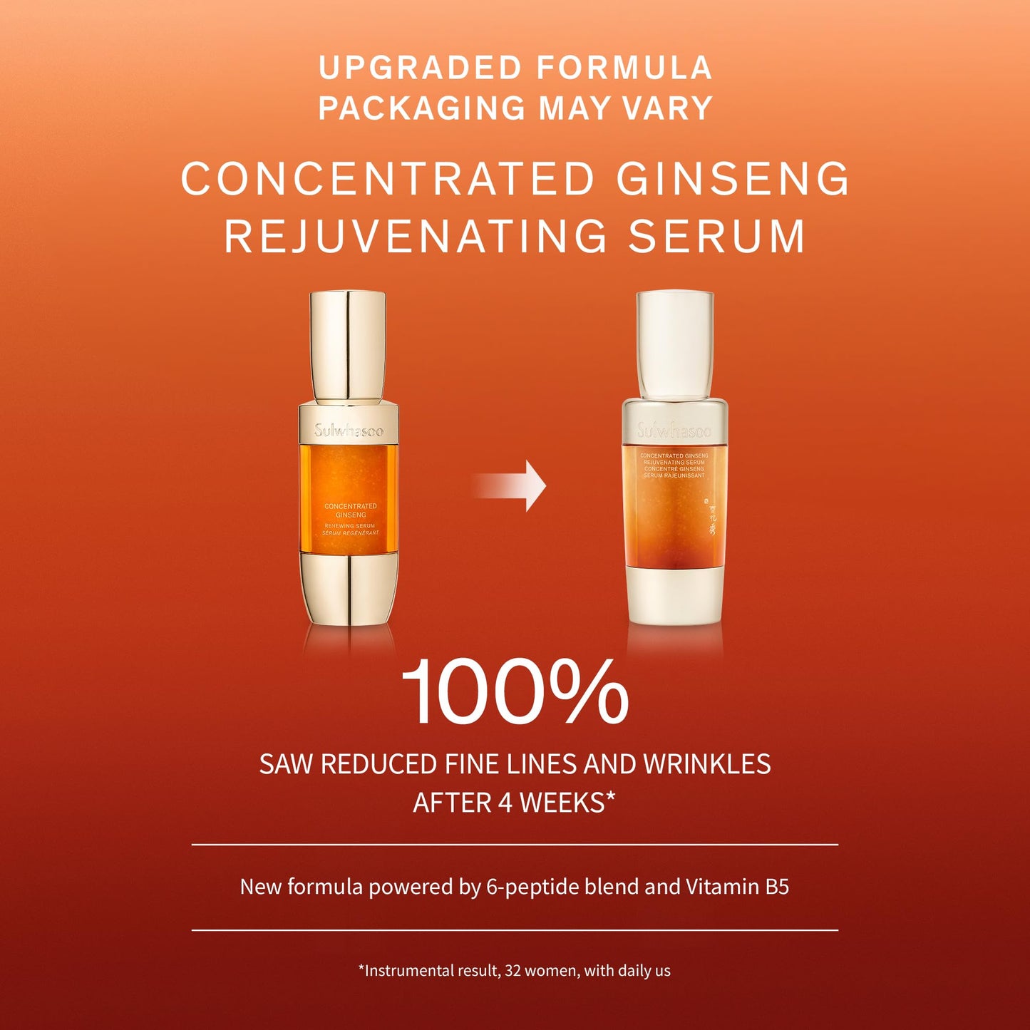 Sulwhasoo Concentrated Ginseng Renewing Serum Mini: Hydrates, Visibly Firm, Smooth, and Improves Look of Firmness & Elasticity, 0.50 fl. oz.
