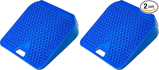 CanDo Sitting Wedge Active Seat Wobble Cushion for Posture, Back Pain, Stress Relief, Restlessness, and Anxiety - Child Size, 10" x 10" (Pack of 2)