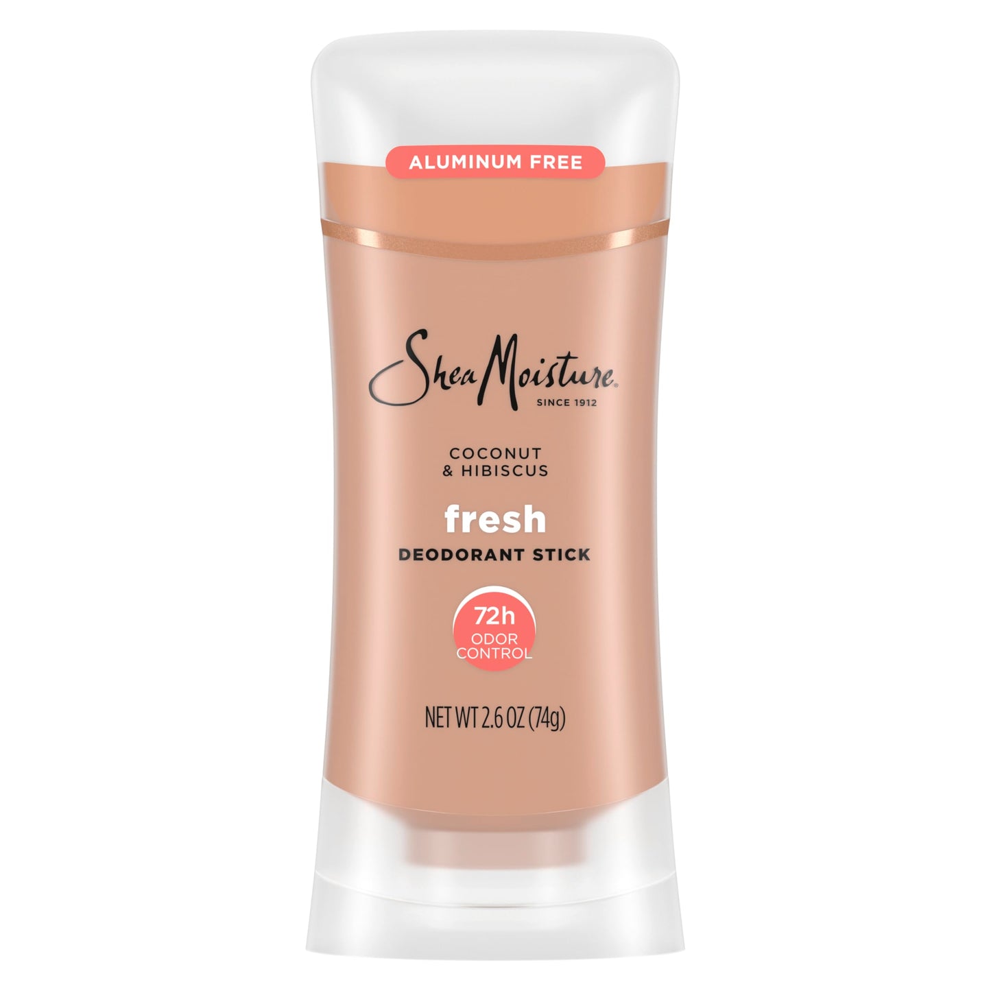 SheaMoisture Deodorant Stick 72h Odor Control Coconut & Hibiscus Fresh Aluminum Free 2.6 oz