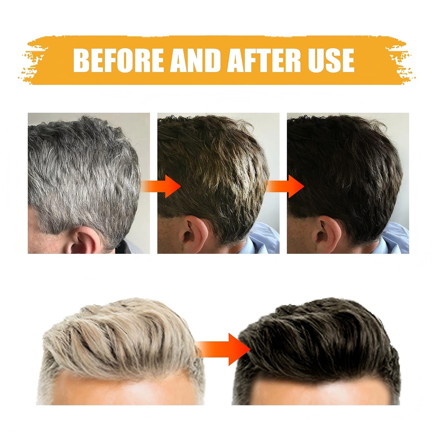 Gray Hair Reverse Bar Soap, Mane Gray Reverse Bar for Men Women, Natural Darkening Shampoo Soap for Hair Hydrating & Moisturizing Vegan, pH balanced (2PCS)