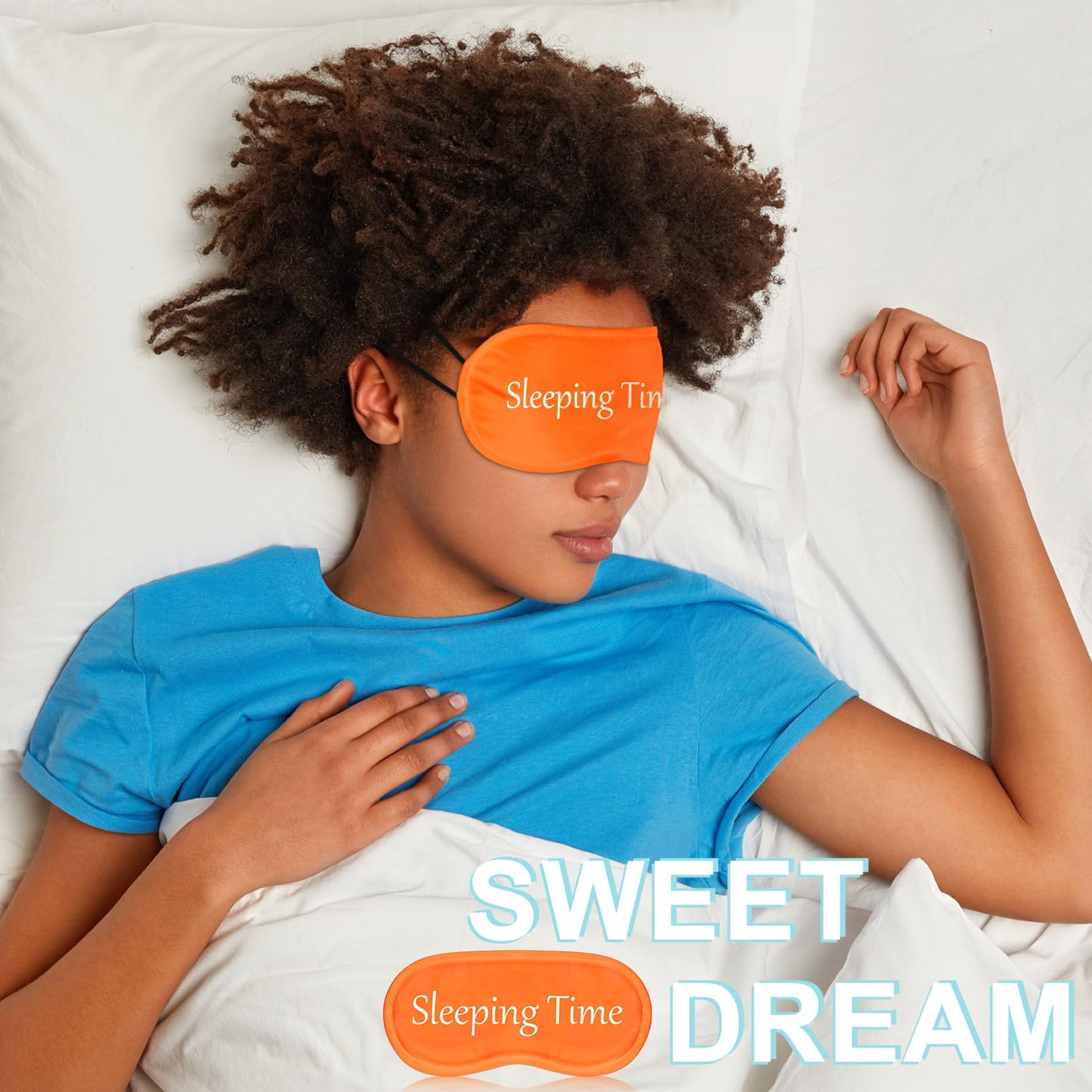 Eurzom 20 Pieces Funny Eye Sleeping Mask Bulk with Adjustable Strap Blackout Eye Sleep Mask for Night Blindfold Cover for Women Men(Bright Colors)