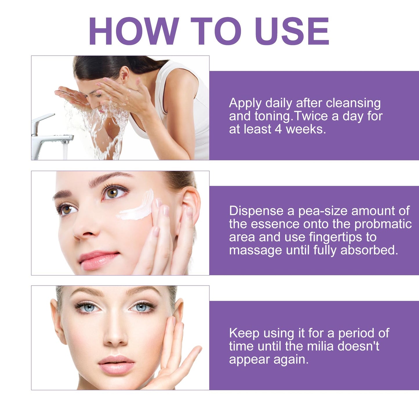 Milia Remover Cream for Eyes and Face,Milia Spot Remover with Salicylic Acid,Milia Acne Cream(1 Fl Oz (Pack of 1))