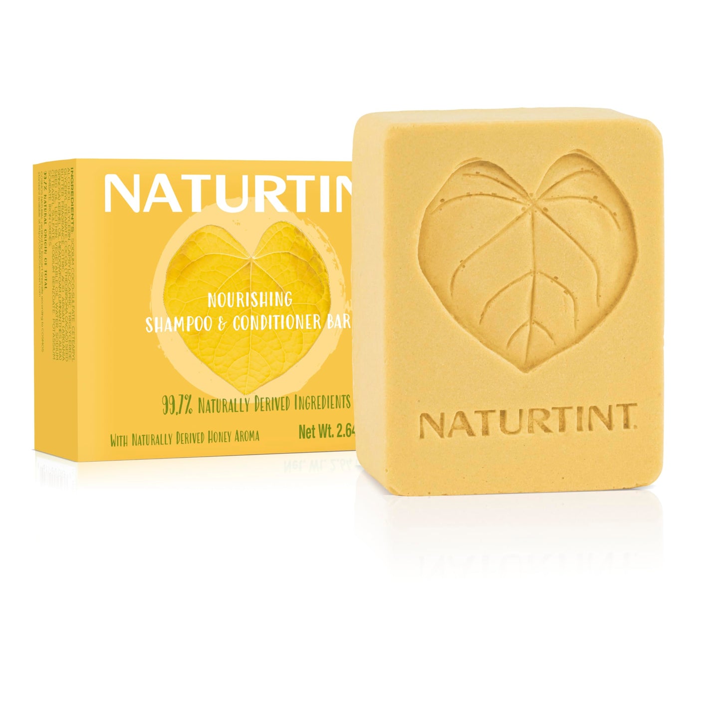 Naturtint Shampoo & Conditioner Bar (Honey) - Naturally Derived Ingredients, Cruelty Free, All Hair Types, Travel Approved