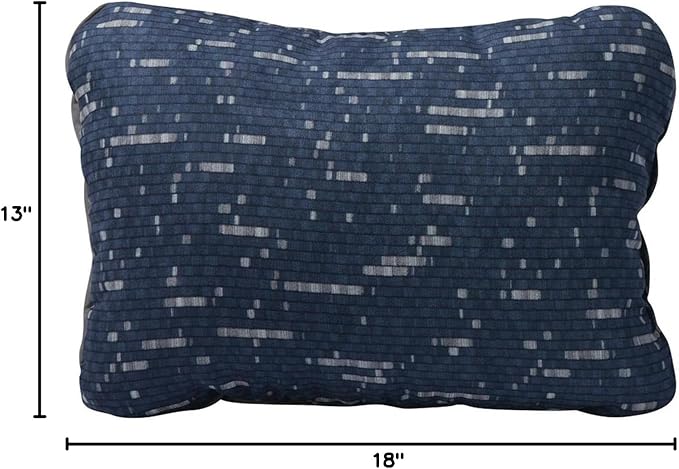 Therm-a-Rest Compressible Cinch Camping and Backpacking Pillow, Regular - 14 x 18 Inch, Warp Speed Print