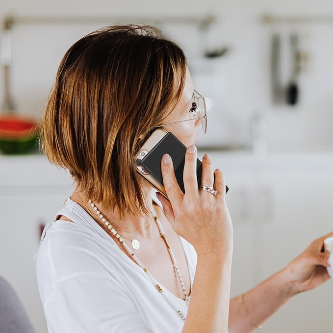 Auskang Portable Charger for iPhone 14/13/12/11/X/8/7 Series- 5000mAh Lightning Connector Slim Power Bank Built in Cable-Thin Battery Pack Travel for Outdoor Travel (Not for iPhone 15 16 Device)