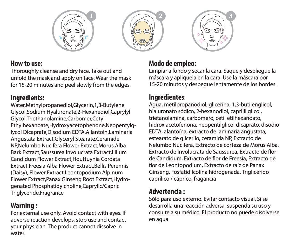 Celavi Collagen Facial Face Mask (24-Sheets) Classic Korean Skincare