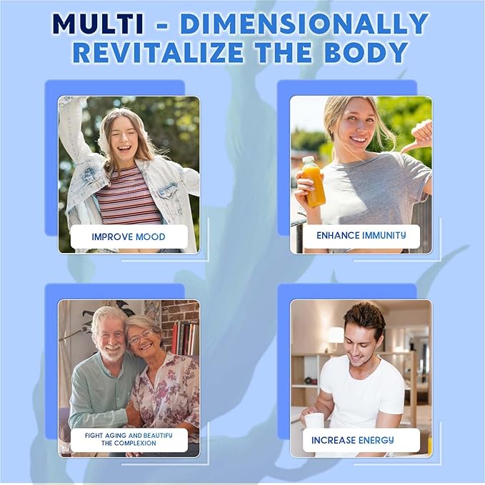 25-in-1 Sea Moss Black Seed Oil Ashwagandha Ginger Shilajit Supplement, with Burdock Root, Rhodiola Rosea, Vitamins C & D3, Shilajit Capsules for Men & Women - Boosts Energy, Skin, Joints & Immunity