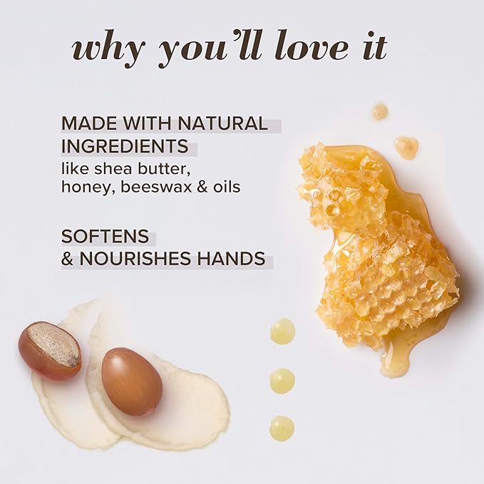 Burt's Bees, Hand Skin Care, Moisturizing Cuticle Cream for Dry Skin, 100% Natural Origin, with Lemon Butter, 0.6 oz. (3-Pack)