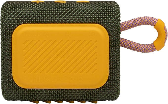 JBL Go 3 - Portable Mini Bluetooth Speaker, big audio and punchy bass, IP67 waterproof and dustproof, 5 hours of playtime, speaker for home, outdoor and travel (Green)