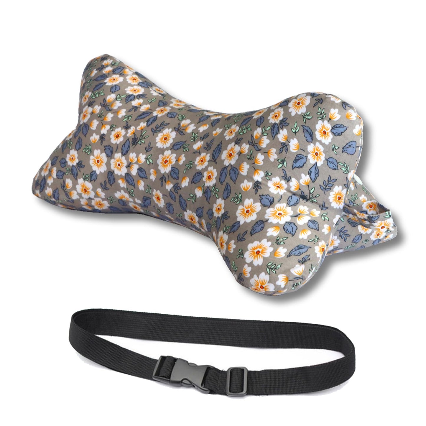 Neck & Cervical Pillows Dog Bone Shaped Travel Neck Pillows With Washable Removable Cover Have Loops On Either End For Car Bus Truck Driving Comfort Head Rest Support Neck Chiropractic Pillow ( Color