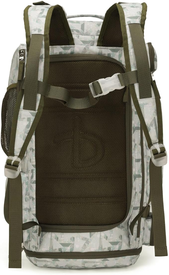 BE SMART 40L Extra Large Gym Backpack for Men, Big Gym Bag with Shoes Compartment, Waterproof Heavy Duty Duffel Bags, Men's Workout Backpacks for Outdoor Sport,Hiking,Camping,Travel