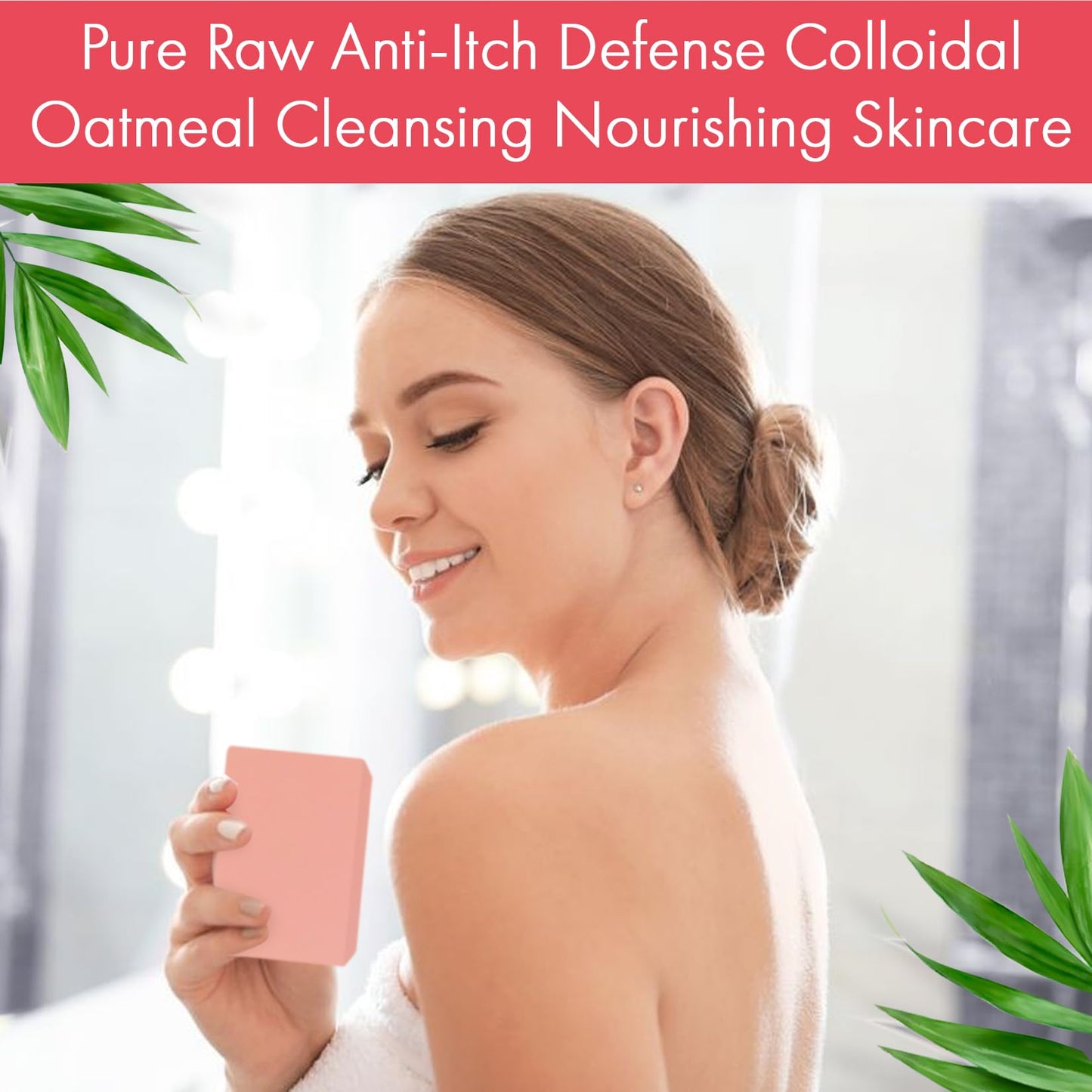 Calamine Soap Bar for Itching – All Natural Instant Itch Relief – Calming Calamine Soap for Itchy Skin, Insect Bite, Eczema, Ivy Rash, Chicken Pox – Pure Raw Anti-Itch Defense Cleansing Skincare