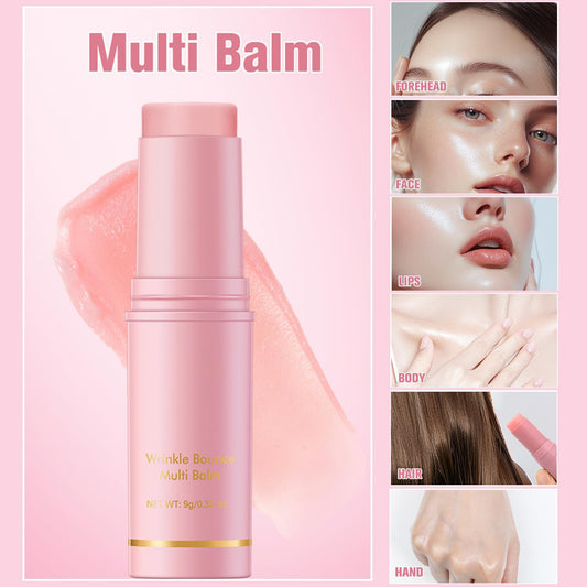 2Pcs Hydrating Multi Eye & Lip Balm Firming Under Eye Balm Stick Make Up Base, Reduce Wrinkle Vegan & Cruelty-Free
