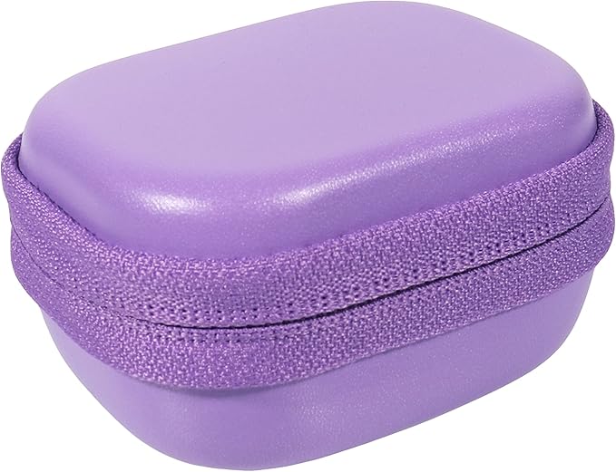 CaseSack Case for King Lucky i121 Clip on Earbuds Open Ear Wireless Bluetooth 5.4 Headphones (Purple)