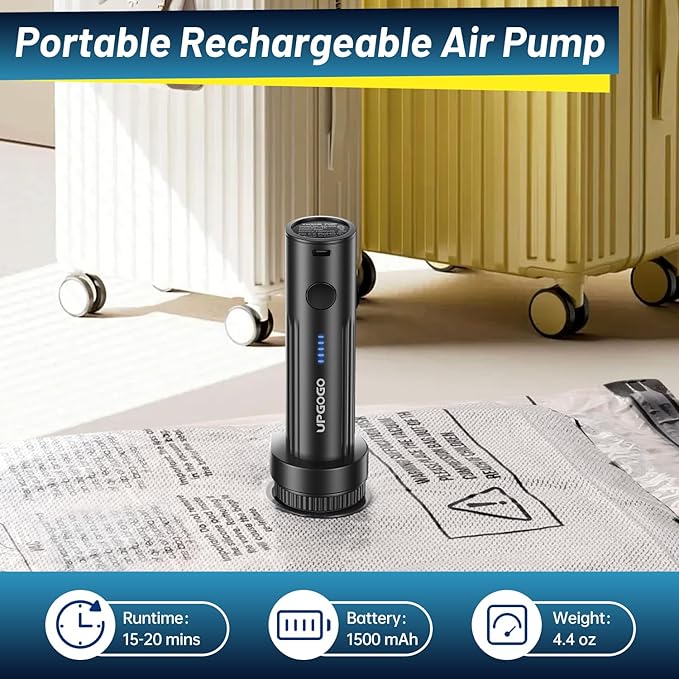 Combo 16 Pack Travel Vacuum Bags for Luggage with Portable Electric Pump,Vacuum Seal Bags for Clothing,Packing Cubes Compression,Cruise Ship and Travel Essentials