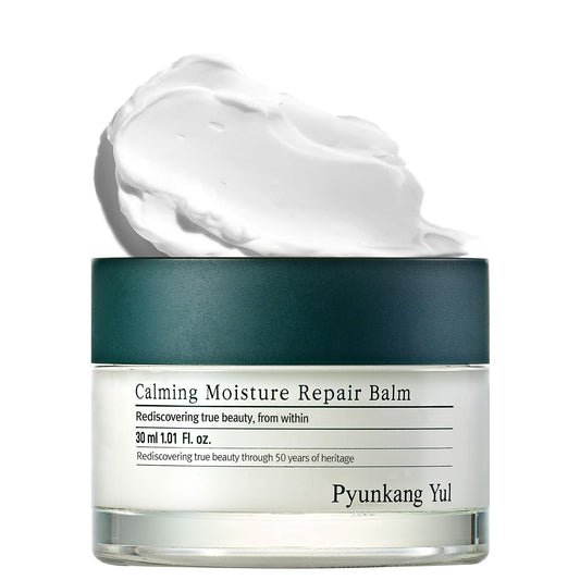 Pyunkang Yul PKY Calming Moisture Repair Balm Instantly Calms Sensitive Skin, Face Moisturizer with Deep and Rich Nourishment, Vegan, Korean Skincare (1.01 Fl.Oz, 30ml)