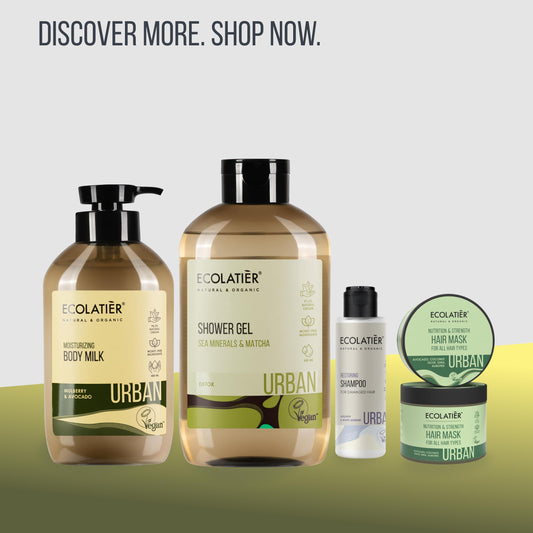 Sea Minerals & Matcha Body Wash - Natural Body Wash for Women & Men, 97.5% Natural Ingredients, Detoxifying & Hydrating Cleanser for Sensitive Skin, Gentle & Nourishing Care, 20.3 Fl Oz