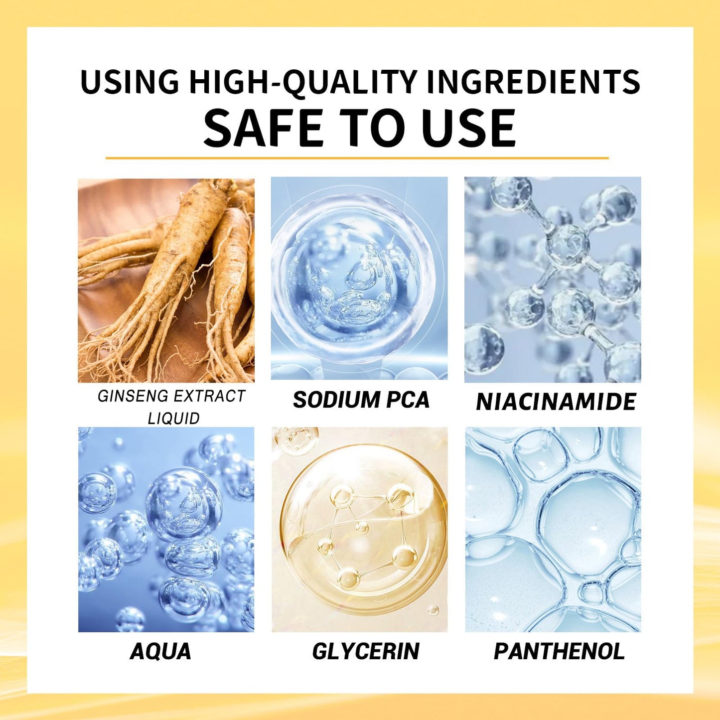 2Pcs Ginseng Polypeptide Anti-Ageing Essence, Ginseng Extract Anti Wrinkle Serum Gold Korean Ginseng Anti Aging Essential Oil for Tightening Sagging Skin Reduce Fine Lines Moisturizer 7 Fl Oz