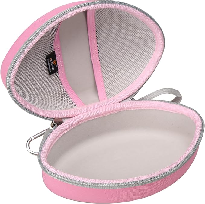 Aproca Headphones Case Compatible with AILIHEN MS300 / Artix CL750 / AILIHEN C8 Over-Ear Headphones, Portable Headset Bag-Pink