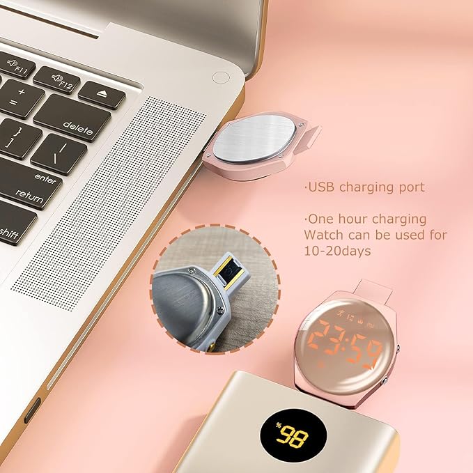 Kids Watches for Girls Boys Digital Sport Watch with Step Counter Pedometer Vibration Alarm Clock, No App Waterproof Fitness Tracker Kids Watch Boys Girls Teens Students Ages 5-16