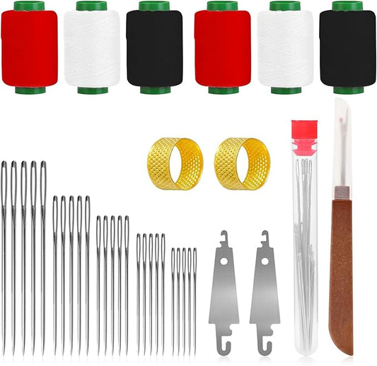 37Pcs Sewing Tool Set, 37Pcs/Set Needles Thread Hand Repair Tools Portable DIY Hand Made Craft Set Sewing Working Kit for Beginners, Professional DIY Lovers