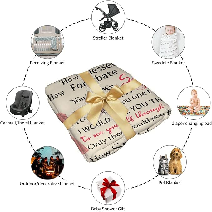 to My Sister Blanket Birthday Gift, Flower Floral Sister Christmas Blanket Gift, Ultral Soft Cozy Warm Flannel Fleece to My Bestie Blanket Suit for Sofa, Couch, Bed, Travel, Sofa 60"x50" M for Teens