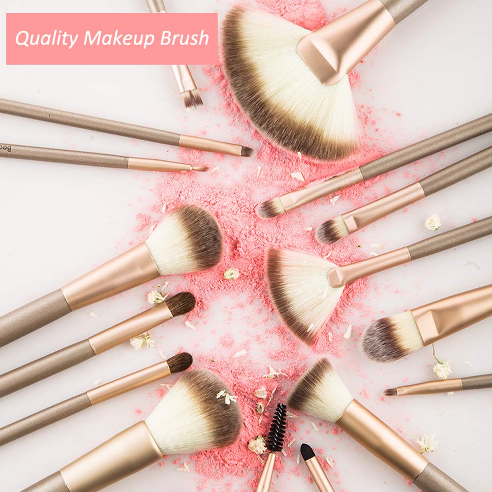28PCS Makeup Brushes, Quality Makeup Brush Set for Women, Makeup Brush Sets Kits for Beginner Starter Professional, Make Up Brushes With Blenders Masks Spatula,Travel-Friendly Gift for Girl, Teens
