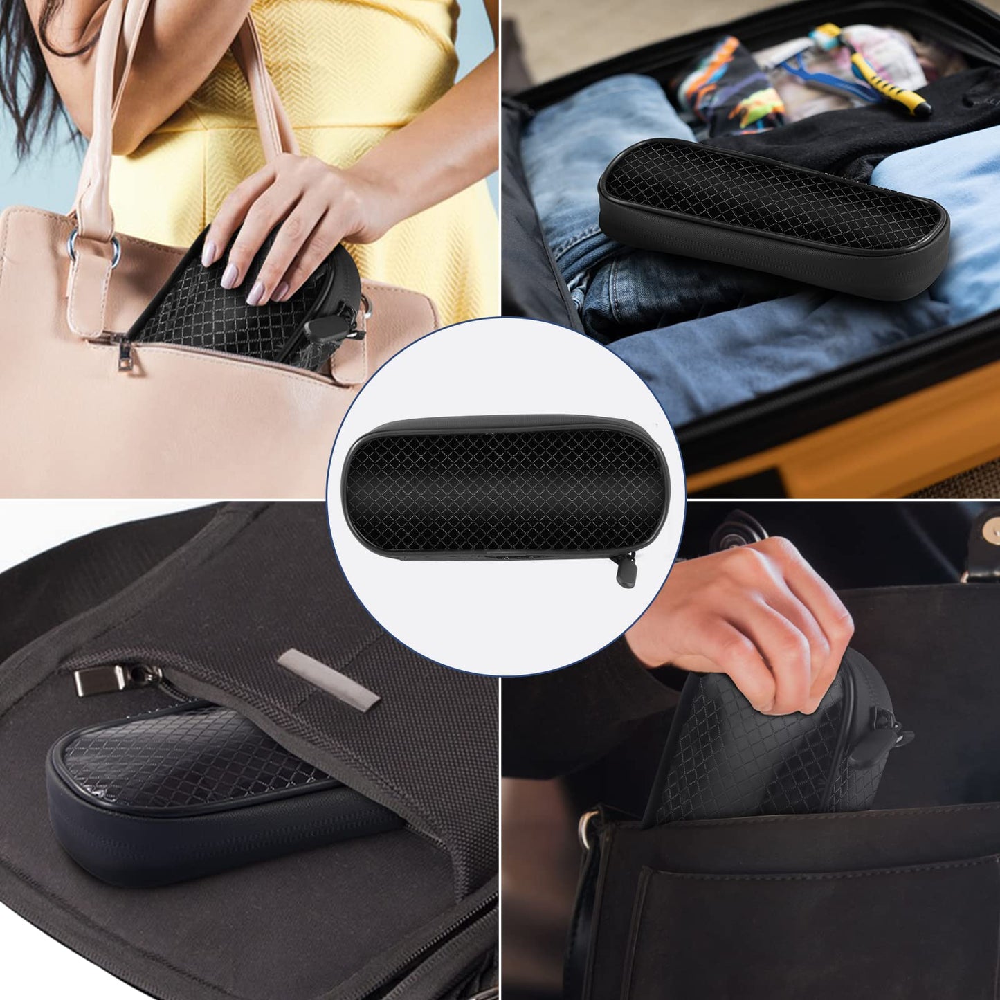 MOSLA Insulin Cooler Travel Case with 2 Reusable Ice Packs for Insulin Pen Portable Medical Cooler Bag for Diabetes and Other Diabetic Supplies for The Daily Life and Trip