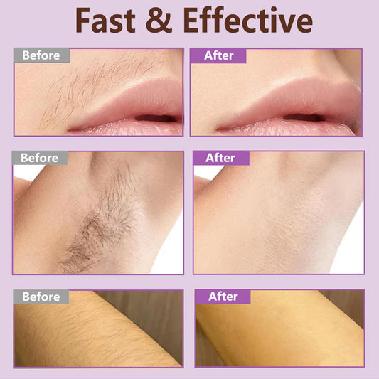 Wax Strips for Hair Removal,Waxing Strips Kit for Women Sensitive All Skin,40 Face Wax Strips & 6 Calming Oil Wipes,Waxing Kit for Women Face,Lips,Body,Legs,Bikini Line,Purple,40 Count (Pack of 1)