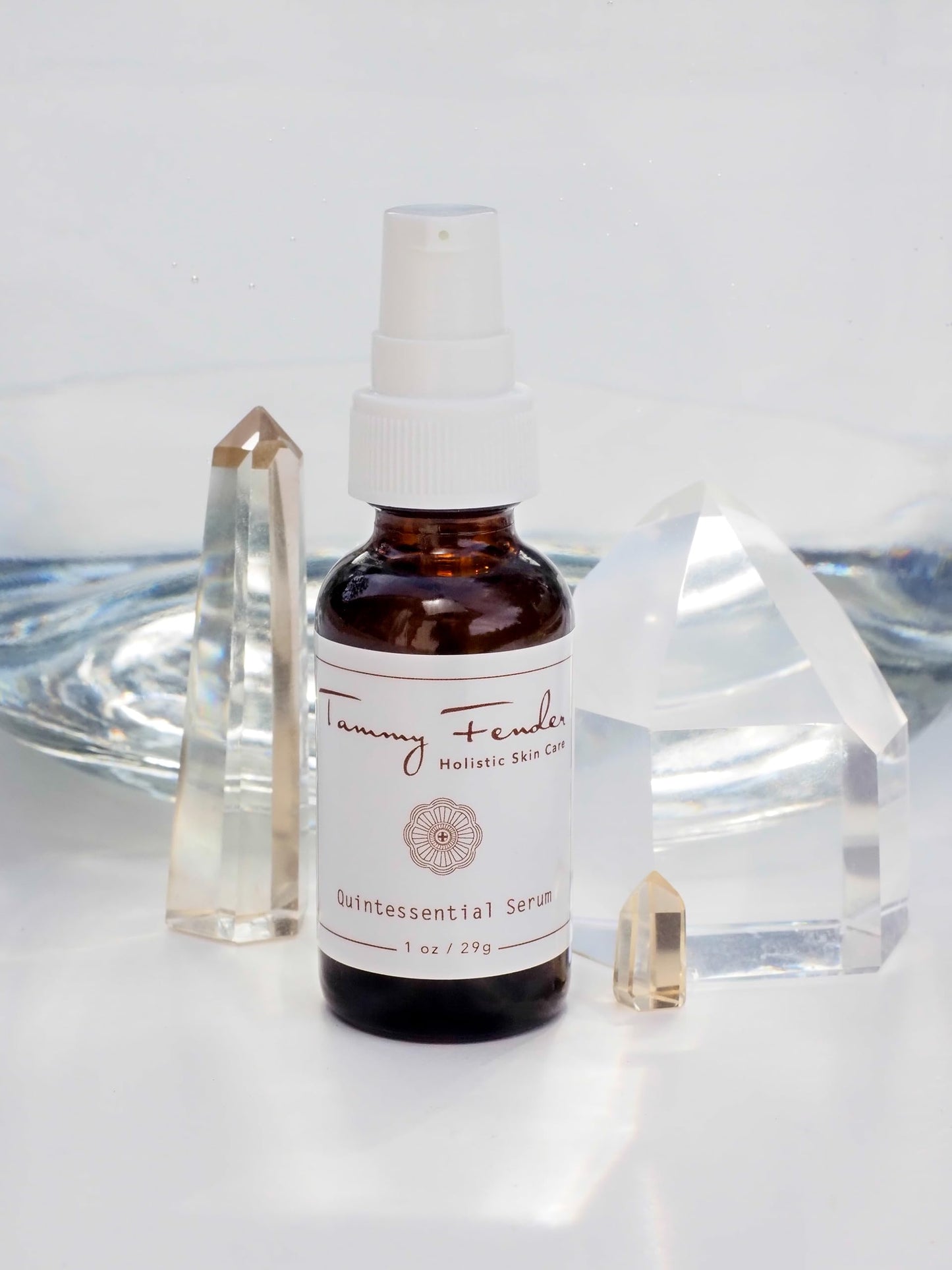 Tammy Fender - Quintessential Serum | Natural, Organic, Cruelty Free, Non-Toxic Skincare | Ultra-Concentrated Serum | Replenish, Moisturize, Soothe, & Strengthen | All Skin Types (.5 oz - Travel Mini)