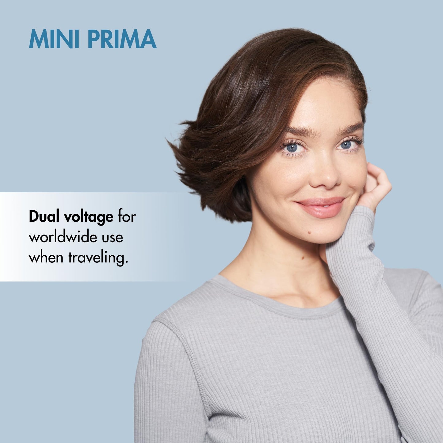 BaBylissPRO Flat Iron Hair Straightener, 3/4 Inch Nano Titanium Prima 2000 Mini Travel, Hair Styling Tools & Appliances, BNT2000UC