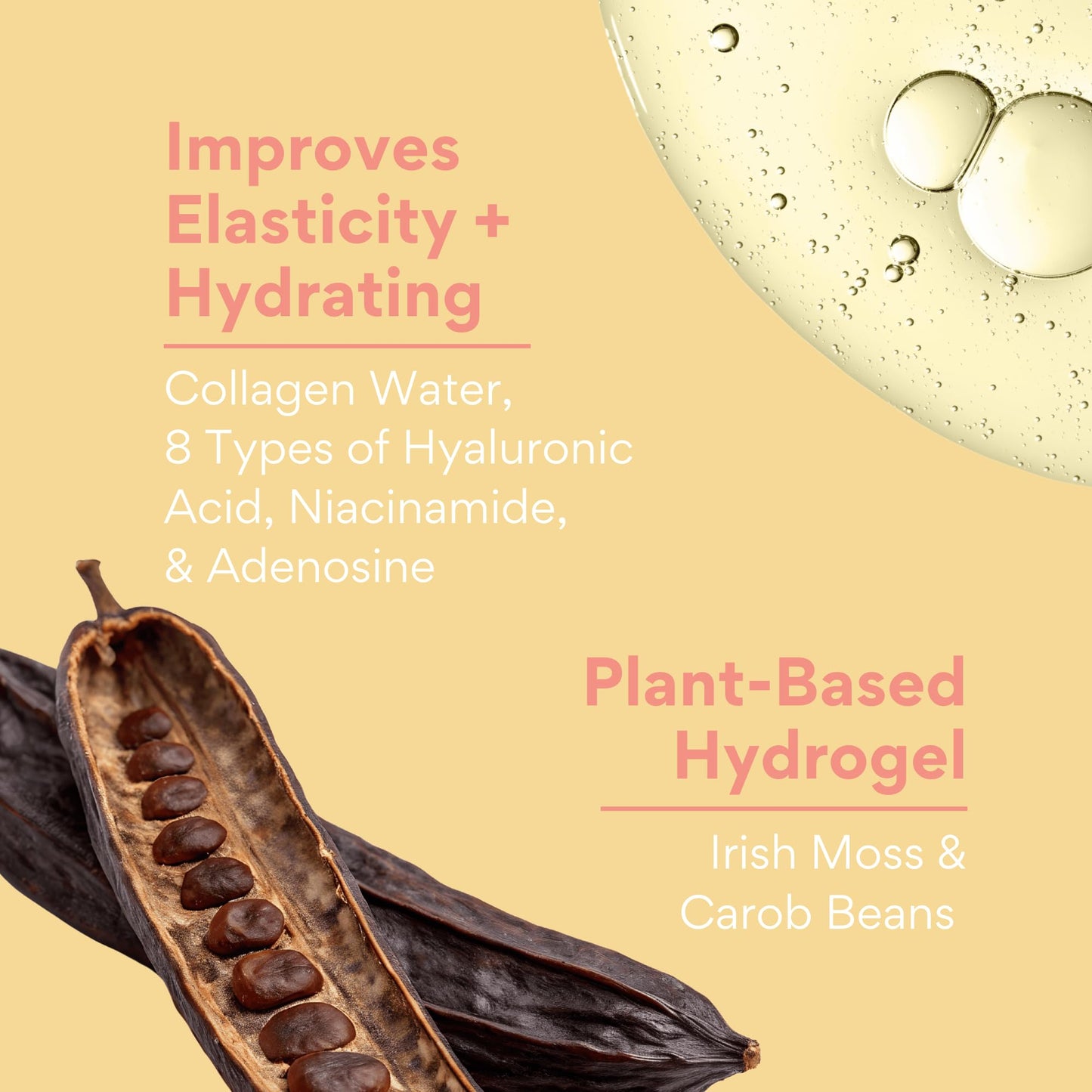 Hydrogel Eye Patches with Low Molecular Weight Norwegian Bio-Collagen, Reduces Dark Circles and Wrinkles, Under Eye Masks for Puffy Eyes, Hydrating for Dry Skin, Korean Skincare (48 patches)