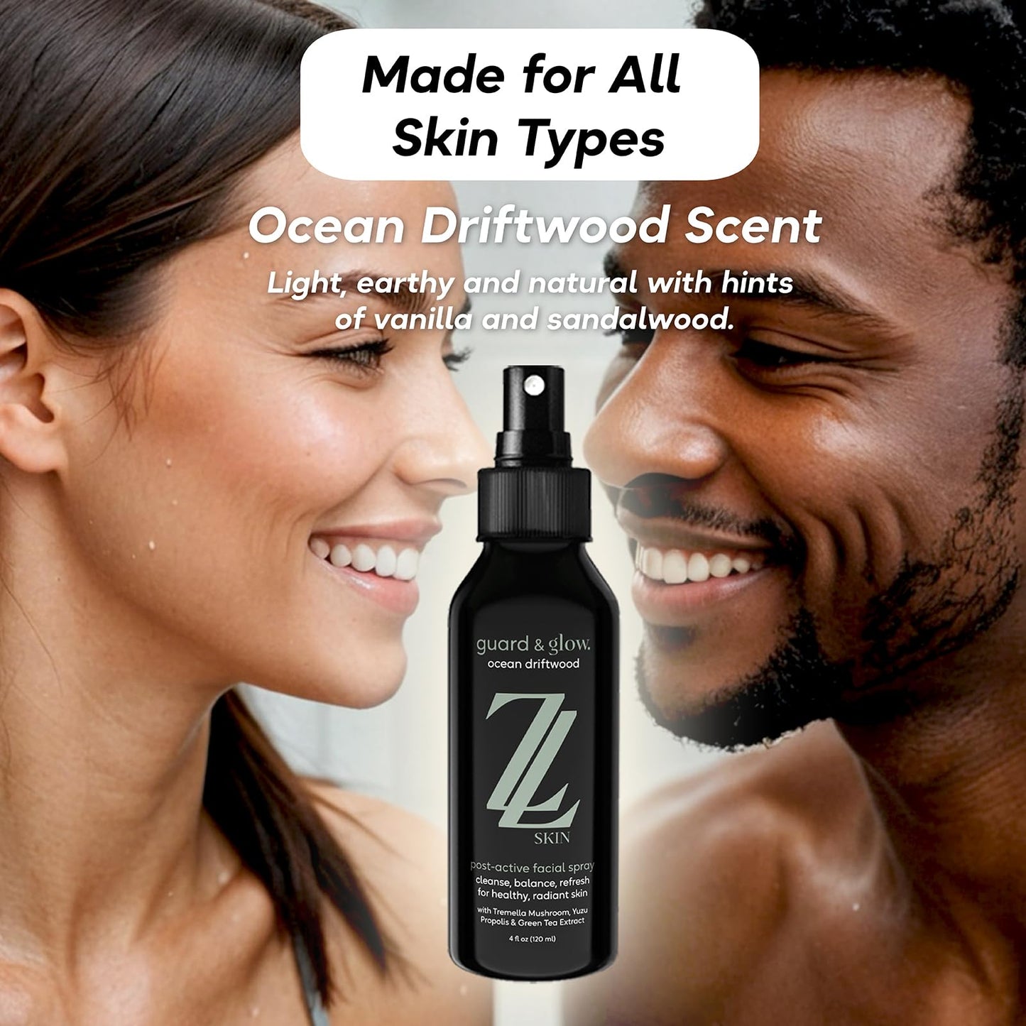 ZL SKIN Guard & Glow Hydrating Face Skin Care Mist - Moisturizes & Calms Redness, Balancing & Toning Facial Mist Spray - Active Skin Repair - Korean Inspired Skin Care for All Skin Types