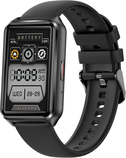 1.57" Light Weight Sleek Fitness Tracker Call/Answer Smart Watch 24H Heart Rate Sleep Blood Oxygen Monitor,IP68 Waterproof Smartwatch Step Calorie Counter Pedometer Health Activity Trackers