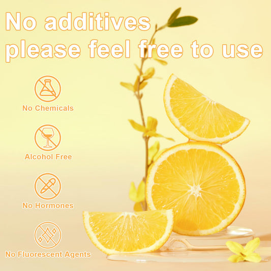 Vitamin C Skincare Set for Teenage Girls, 5-In-1 Skin Cleaning & Care Travel Size Kit With Cleanser, Toner, Face Serum, Eye Cream, Face Cream