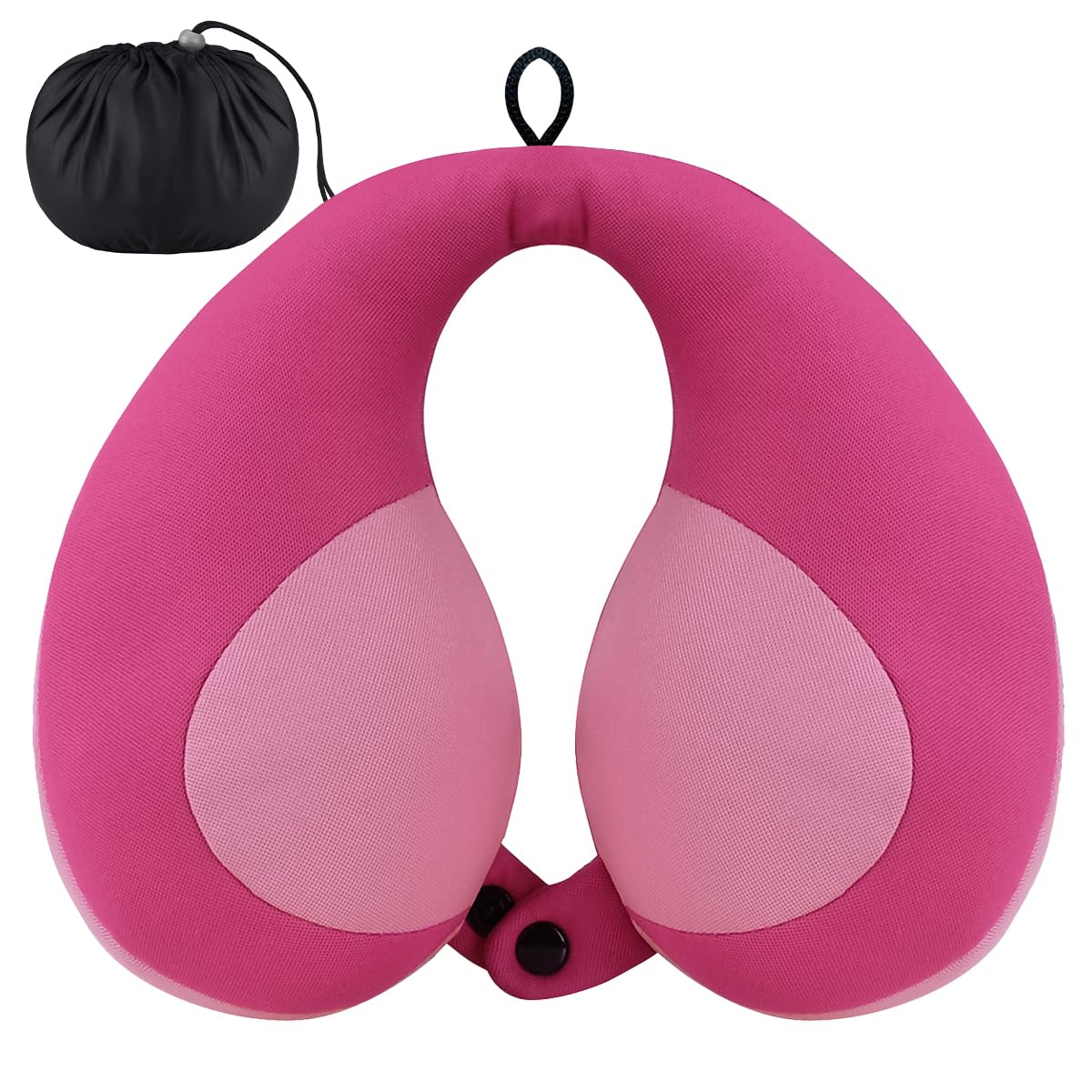 INFANZIA Kids Chin Supporting Travel Neck Pillow, Helps Support Head and Neck, Comfortably Designed for Head, Neck, and Chin Support - Gifts for Toddler/Child/Kids, Pink