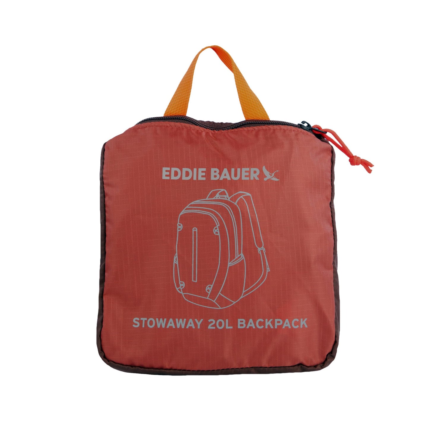 Eddie Bauer Stowaway Packable Backpack | Travel | Outdoor | Lightweight | Foldable | Durable | Ripstop Polyester | 20L - Maroon