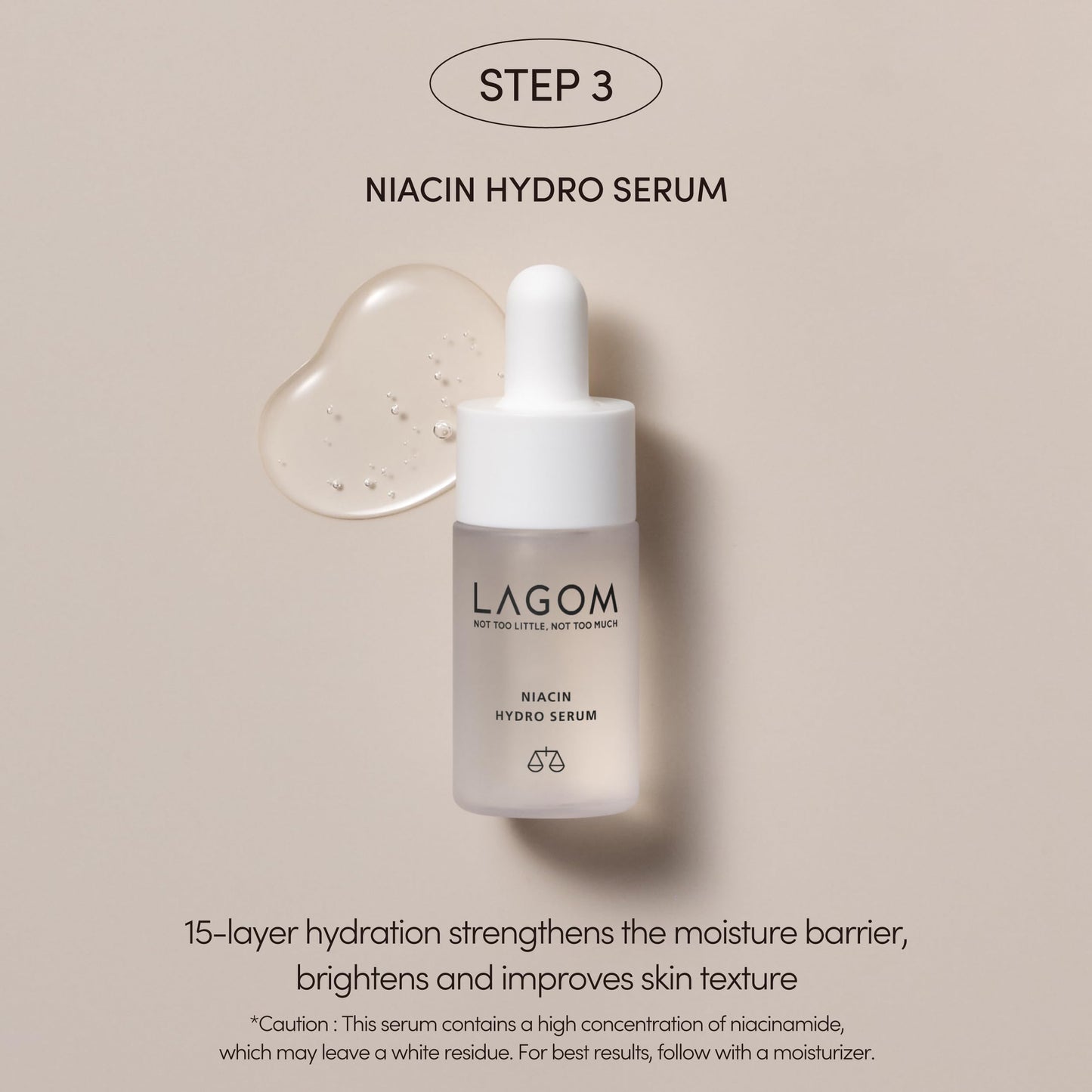 LAGOM Mini 5-Step Travel Kit | Daily Cleansing Skincare Kit, Gel to Water, Micro Foam Cleanser, Niacin Serum, Deep Moisture Cream, Korean Skin Care Trial Kit