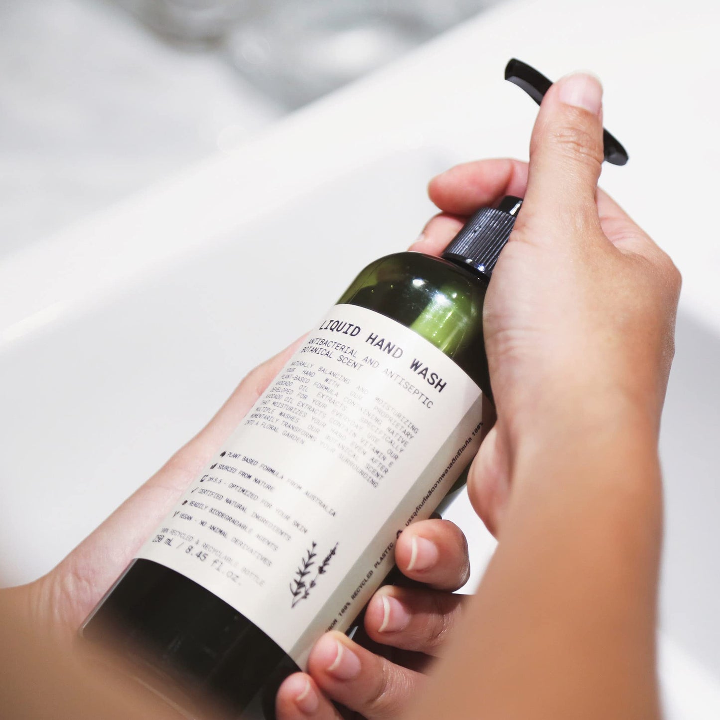 COMMON GROUND Natural Hand Wash Soap - Paraben & Cruelty Free - Daily - Vegan, Plant-Based, Avocado Oil - For All, Men, Women, Eczema, Sensitive Skin 8.4 Fl Oz (3 Pack)