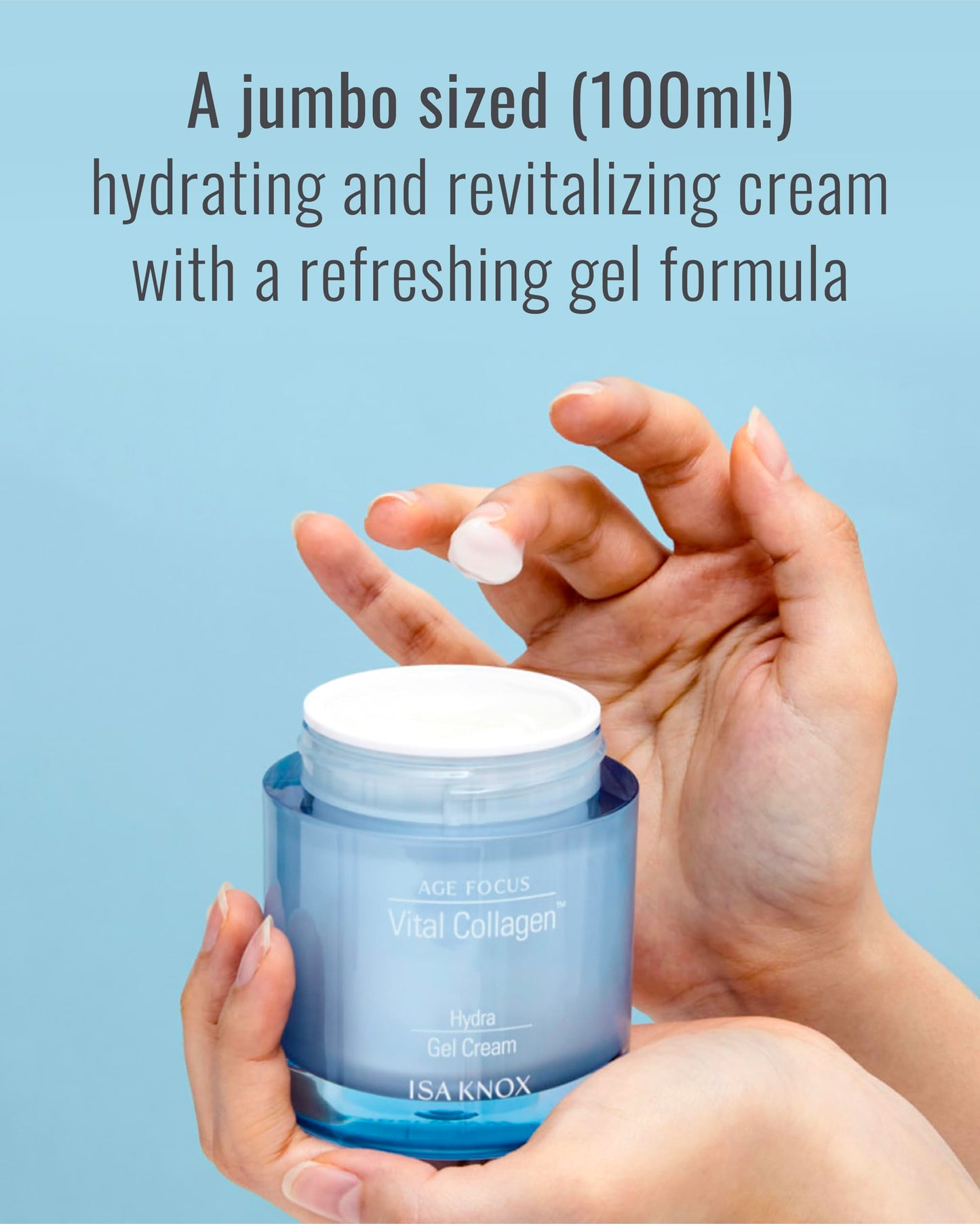 ISA KNOX AGE FOCUS VITAL COLLAGEN Hydra Gel Cream, LXNEW VITA MAX Ampoule, LXNEW VITAMELA Cream (15 ml/3.89 fl oz) - Korean Skin Care by LG Beauty. Vitamins C, B12 & E.