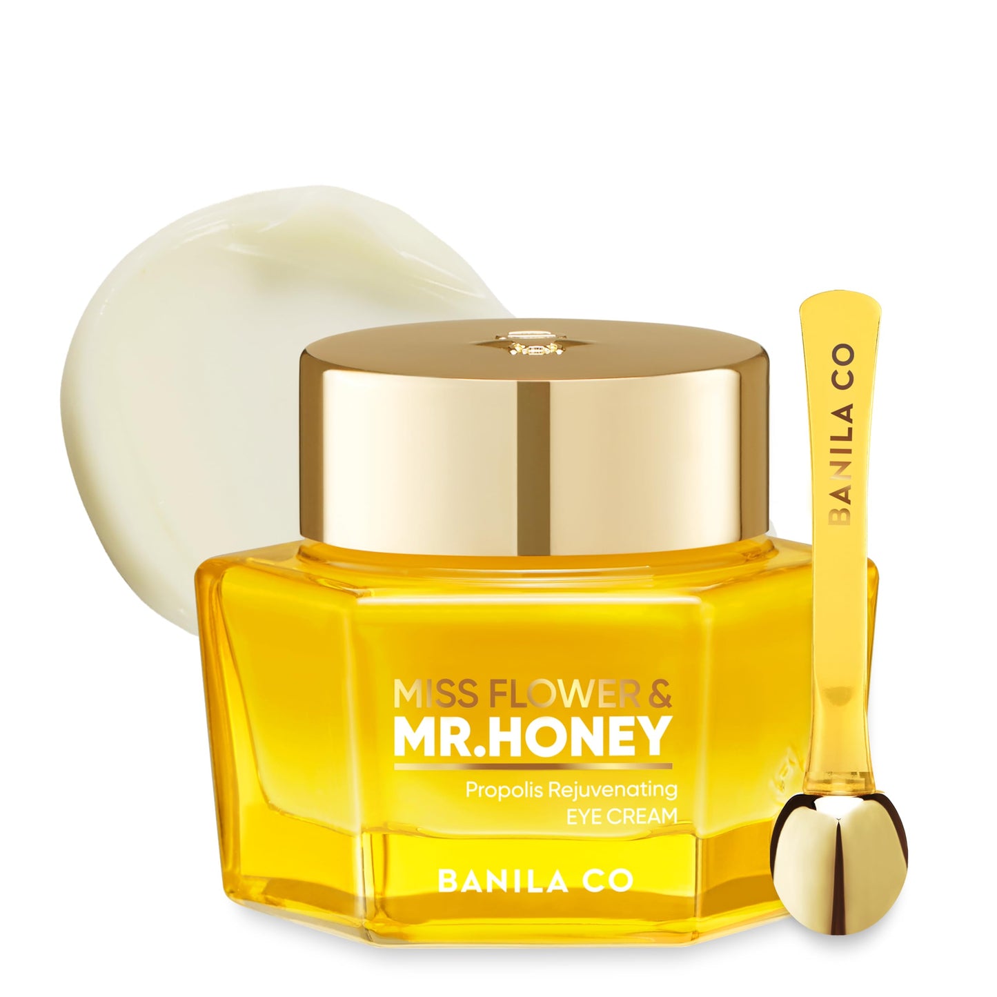 BANILA CO Miss Flower & Mr Honey Propolis Rejuvenating Eye Cream | Nourishing Moisturizer with Propolis Extract & Royal Jelly | Hydrating Korean Skincare for Youthful Radiance (20 ml / 0.67 oz)