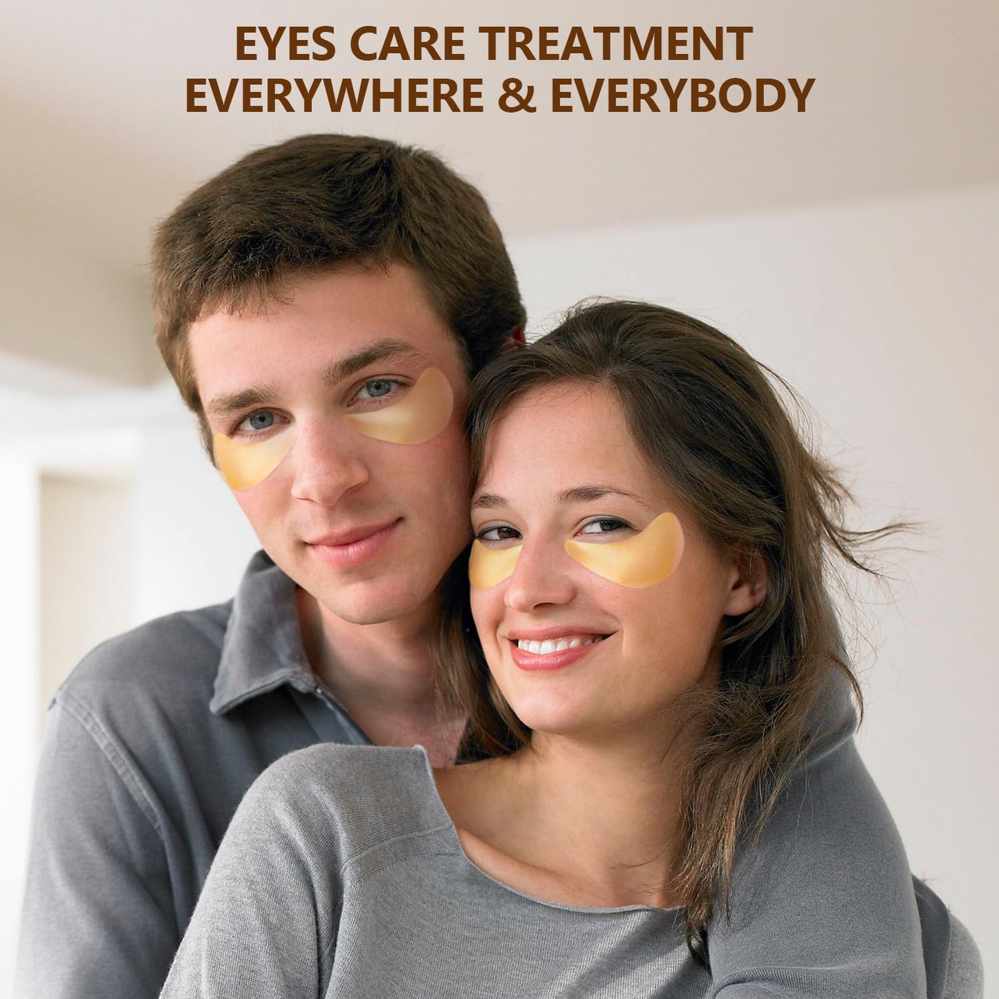 Yargkos 24K Gold Eye Mask 60Pcs, 5 Portable Golden Collagen Under Eye Patches, 30 Pairs Women Men Hydrating Undereye Gel Pads for Dark Circles Puffy Eyes Puffiness Wrinkle Eye Bag Treatment