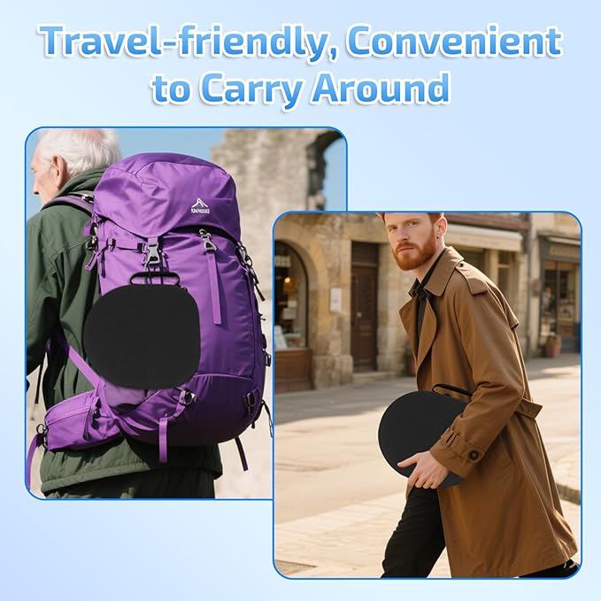 AirPod Max Case with Sleep-Mode Charging Function, Protective Travel Bag for Apple Over-Ear Headphones (Black)