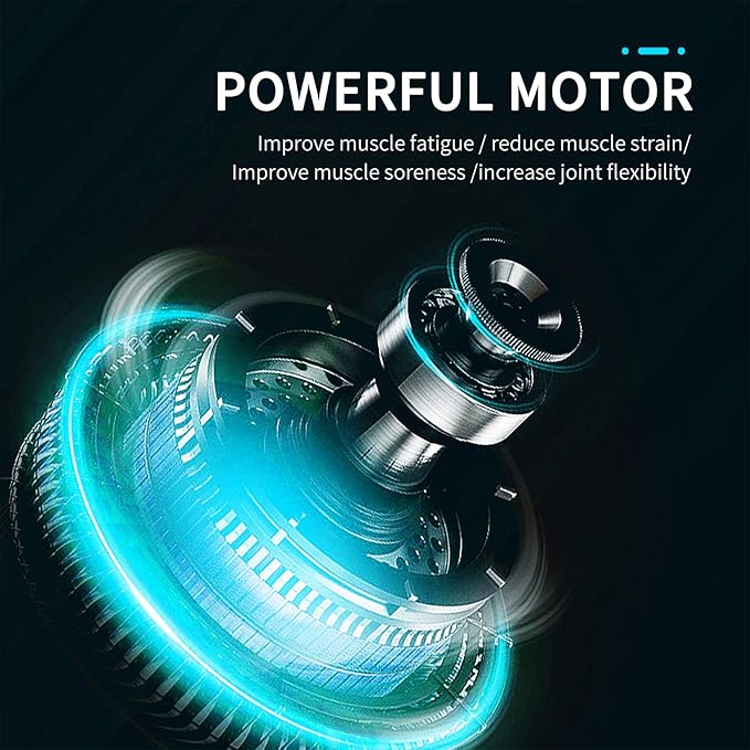 3'' Vibrating Massage Ball - Massage Roller Ball with 5 Speed Vibrations for Muscle and Fitness, Plantar Fasciitis Pain Relief, Myofascial Release and Trigger Point Treatment (Gray)