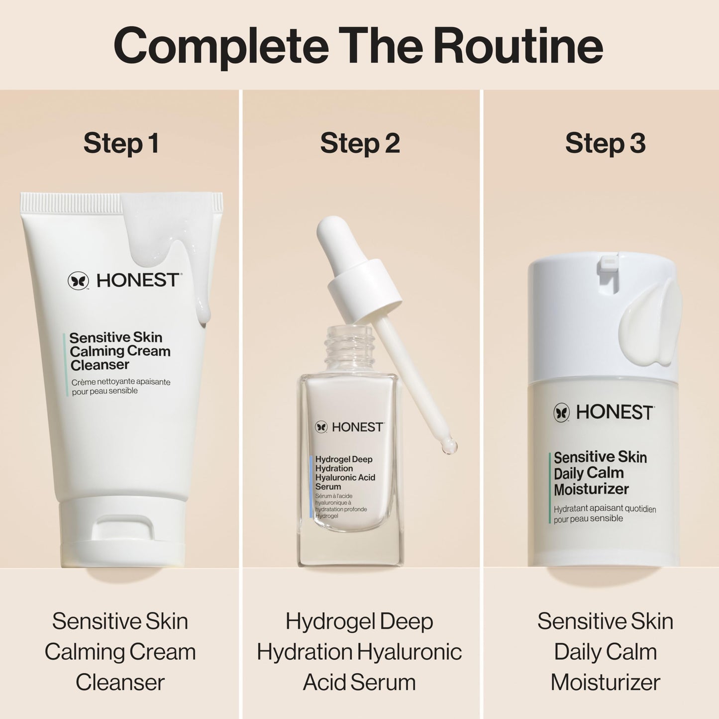 Honest Beauty Sensitive Skin Daily Calm Lightweight Moisturizer | Reduces Redness, Hydrates, + Calms Skin | Hypoallergenic, Fragrance Free, Vegan | 1.7 fl oz