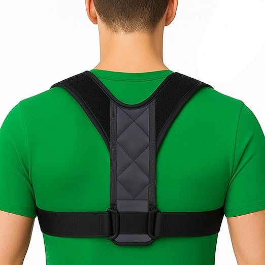 Back Brace Posture Corrector for Men and Women - Invisible & Mesh Breathable Upper Back Brace - Adjustable Back Straightener - Relieve Shoulder, Neck & Back Pain, L(38-48inch) 1PCS