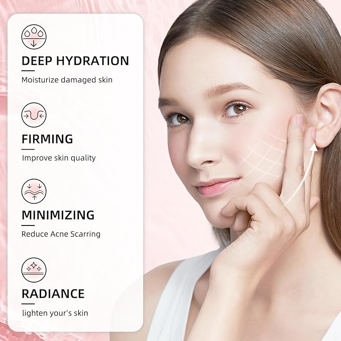 5 Pack Bio Collagen Face Mask Skincare, 100% Hydrating Collagen Mask Overnight Korean Skin Care