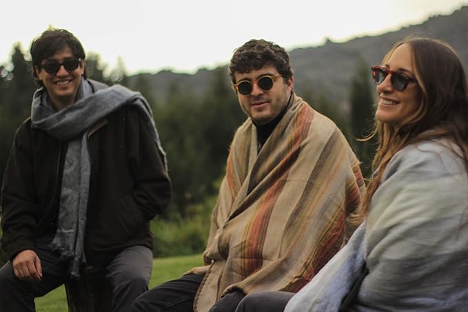 Alpaca Wool Blanket - Twin Size Bed Blanket - Alpaca Throw - Best Gift & Warm Throw, Lightweight, Couch or Camp- Outdoor - 75 x 38 Inches (Light Turquoise)